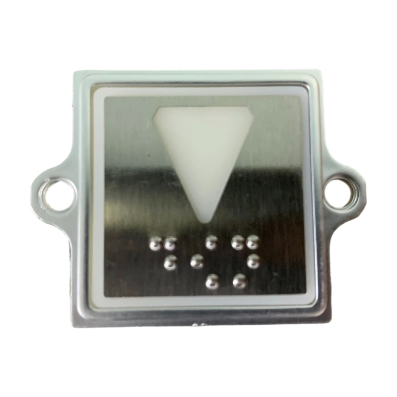 Kone Elevator Button with Installation Holes 853343H04
