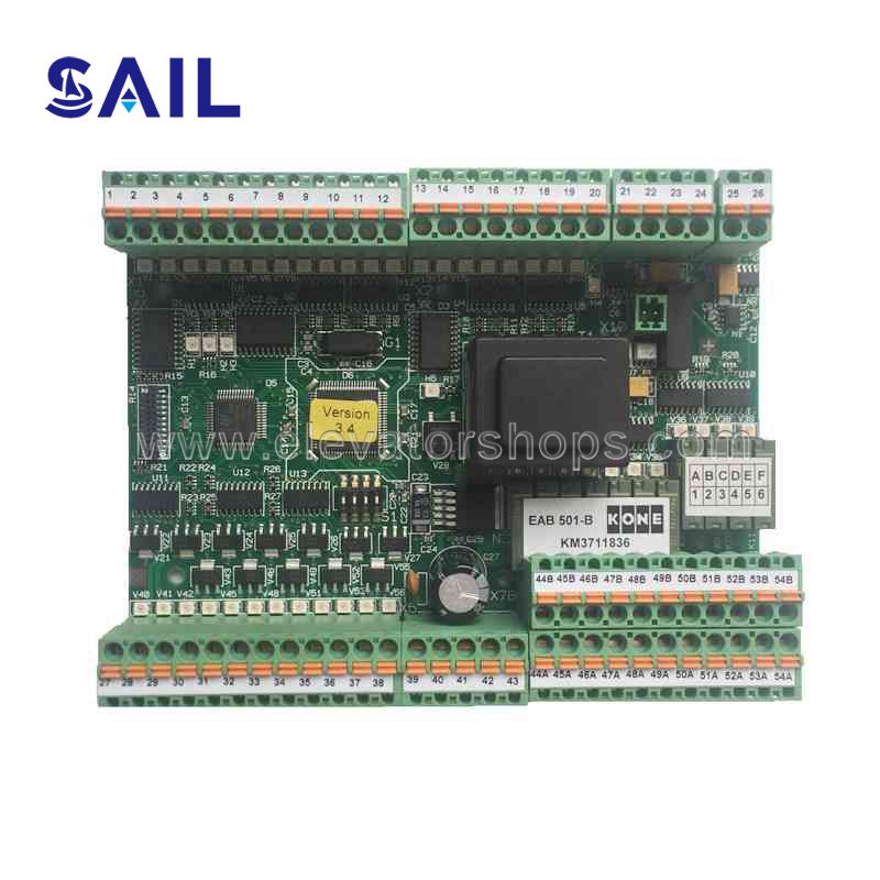 Kone Escalator ECO 501-B Board;KM3711836;Version 3.4