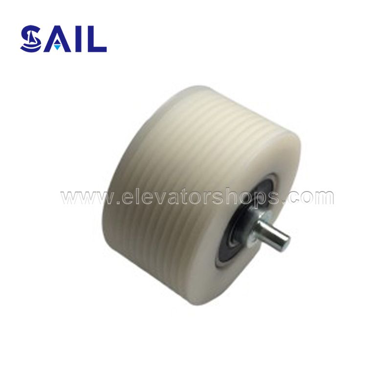 Thyssen Escalator Handrail Poly-V Belt Pulley With Long Shaft 1709154000