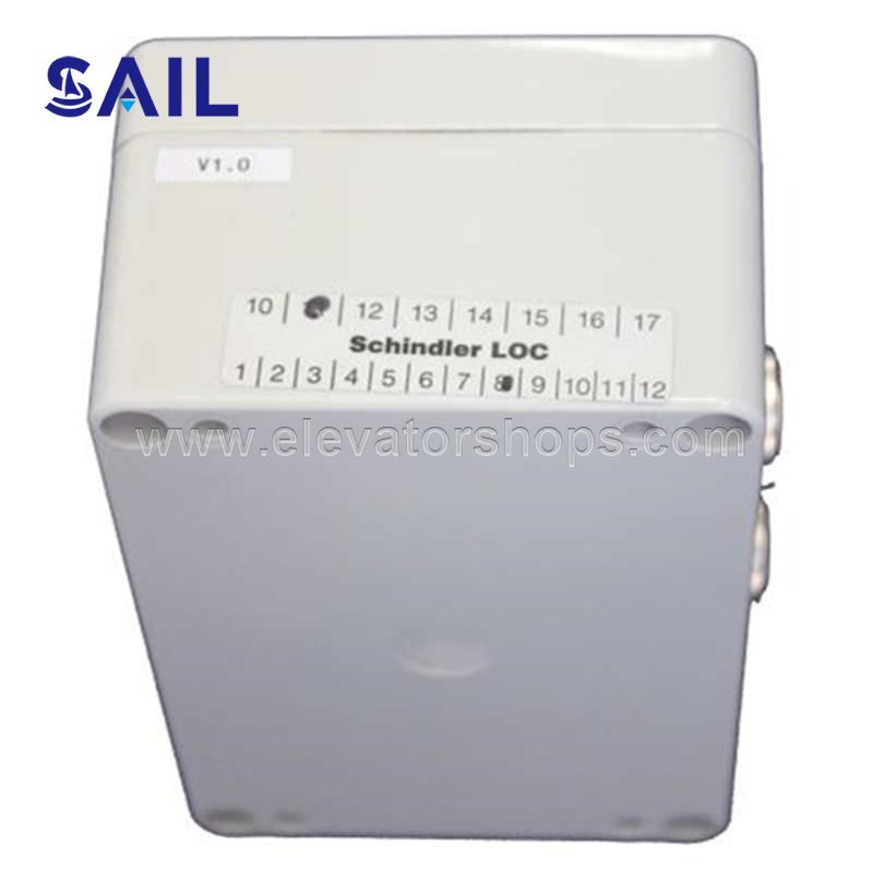 Schindler Elevator White Load Measuring Sensor Box 593717 LONLMS - 2