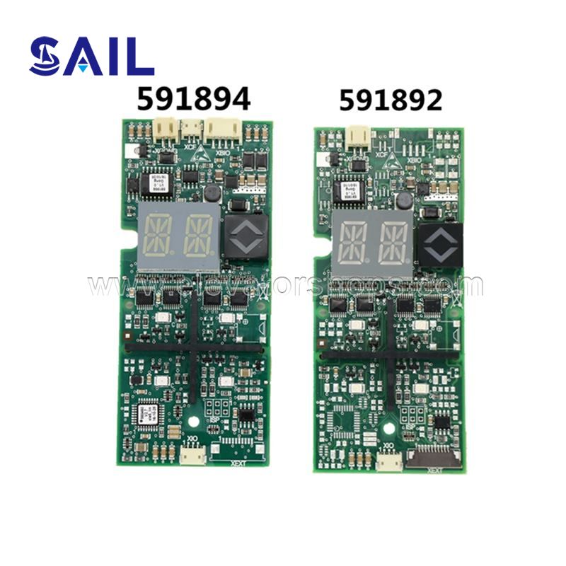 Schindler Elevator 3300 3600 Display Board ID.NR.591892 591894