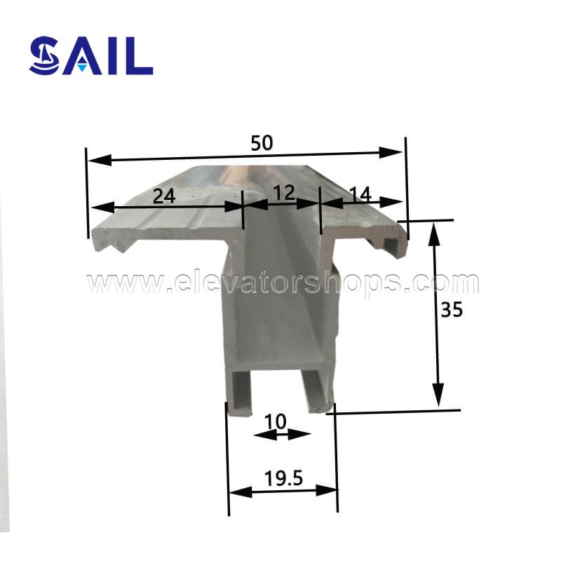 Thyssen Kone Otis All Kinds of Aluminum Ridge 50mm 75mm 85mm 90mm 137mm