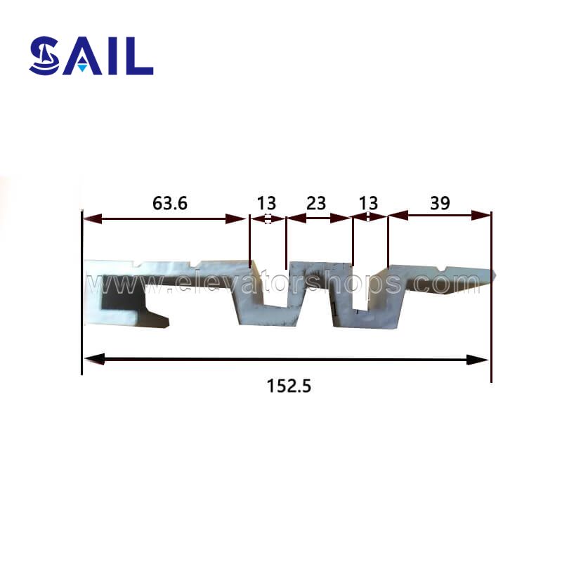 Thyssen Kone Otis All Kinds of Aluminum Ridge 152.5mmmm