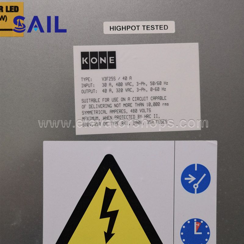 Kone Elevator Inverter V3F25S KM782999G01