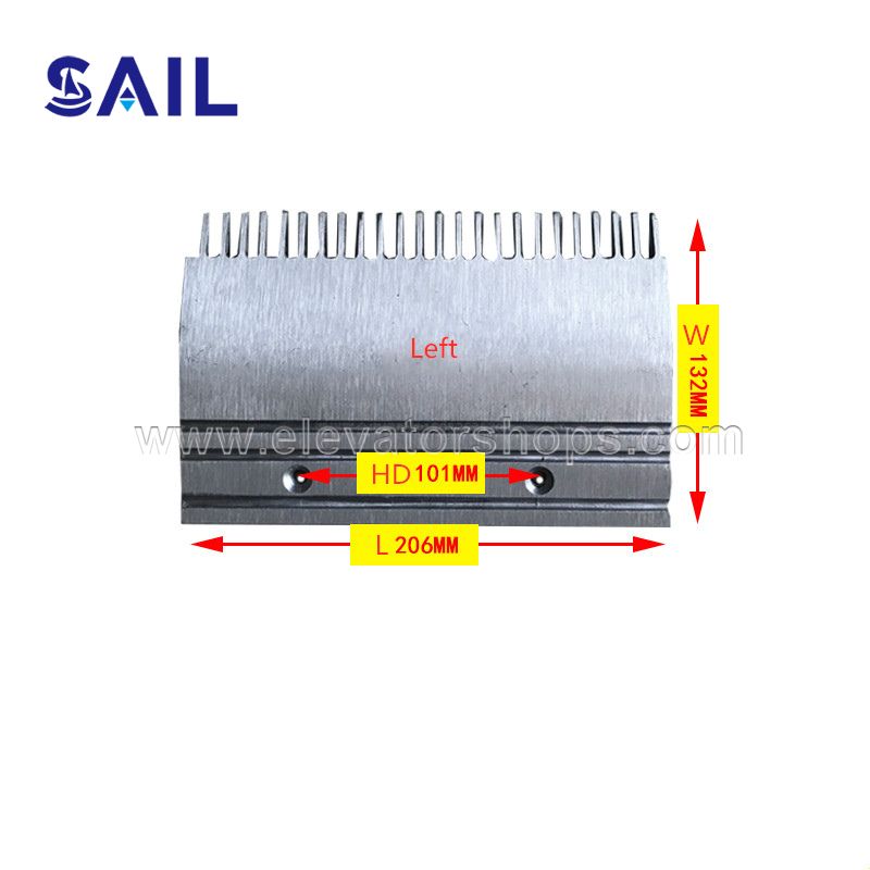 Otis Complete-Aluminum Comb Plate XAA453BJ Series