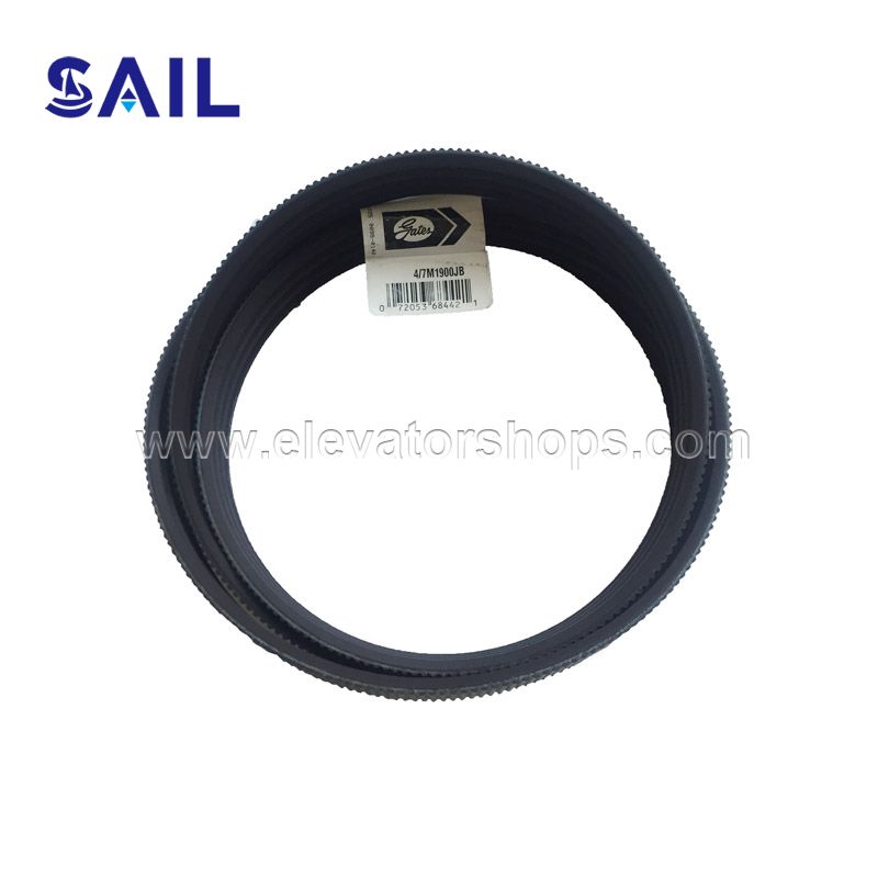 Otis Poly-V Belt By Gates 4/7M1900JB GCA717D1