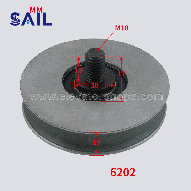 XIZI XIZI-Otis Elevator Door Hangar Roller 72mm*15mm-6201/6202