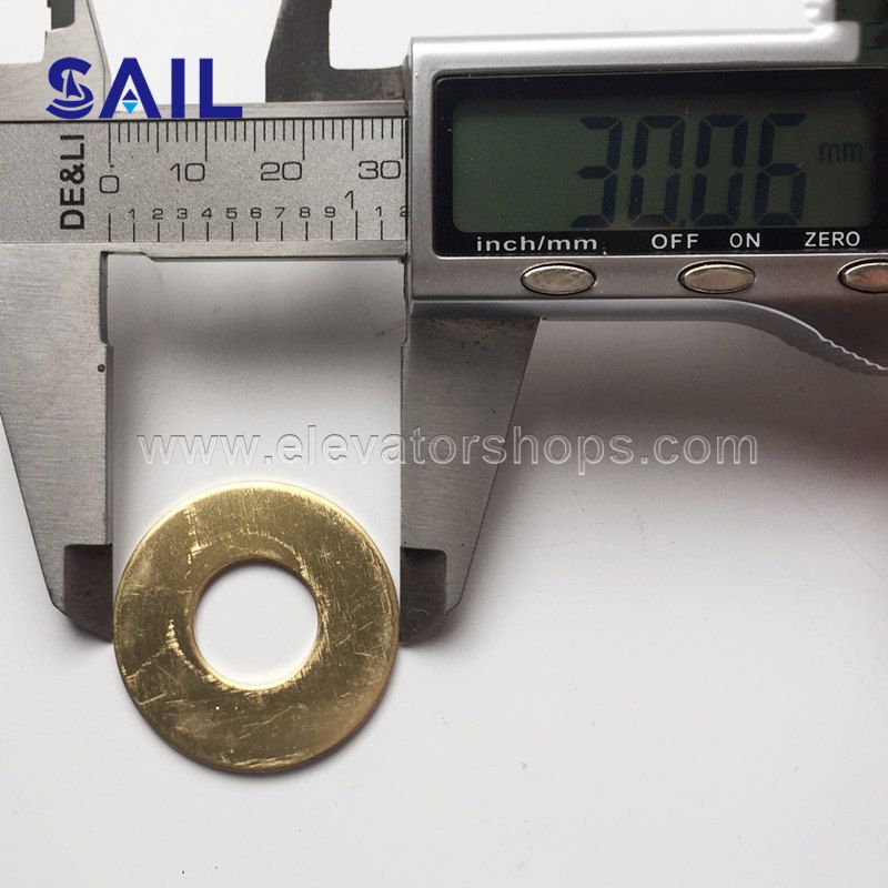 Kone 13KV Step Chain Brass Washer DEE2739693