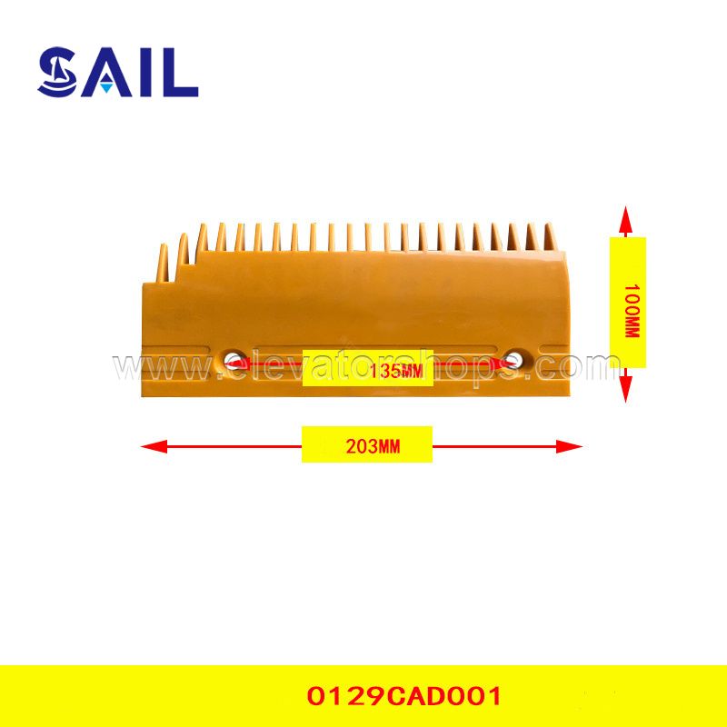 Fujitec Escalator Complete Aluminum Comb Plate 0129CA Series 0129CAE001