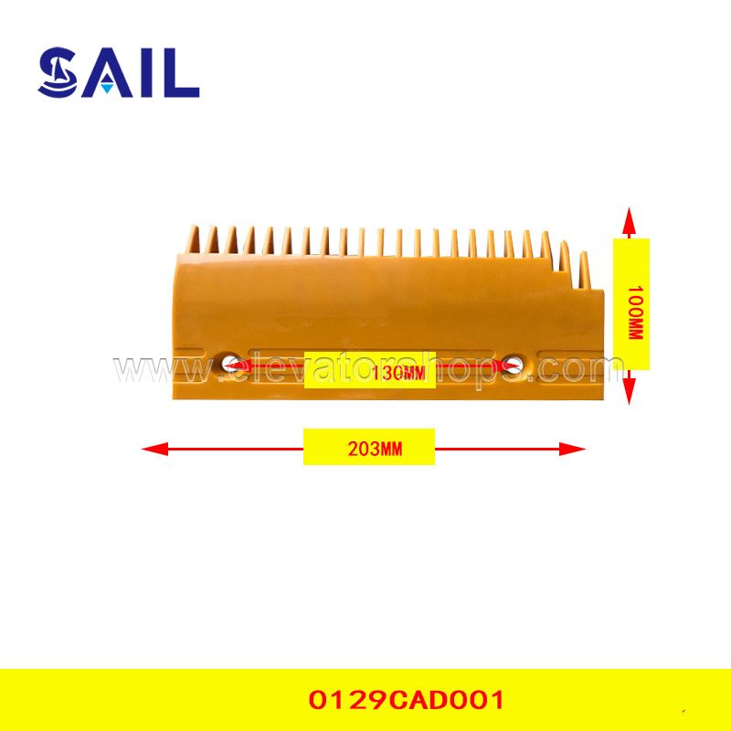 Fujitec Escalator Complete Aluminum Comb Plate 0129CAF001