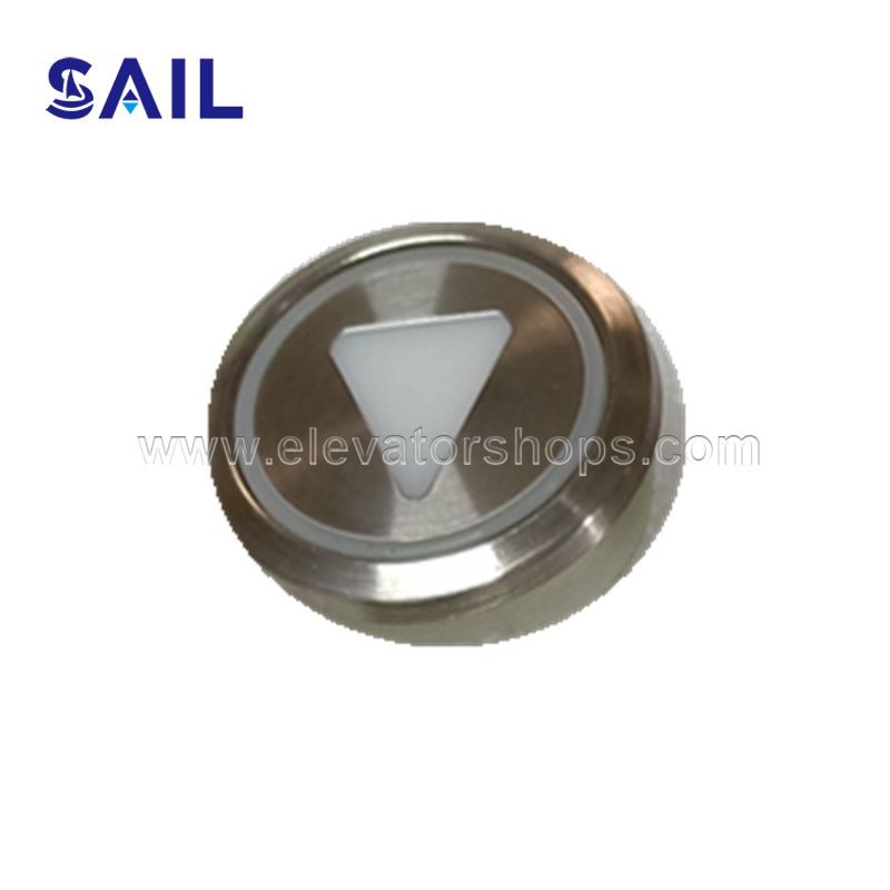 Kone Elevator Round Stainless Steel Button KM51071111H03