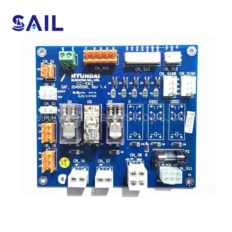 Hyundai Elevator STVF9 Relay Board SAF 20400506 cc-903