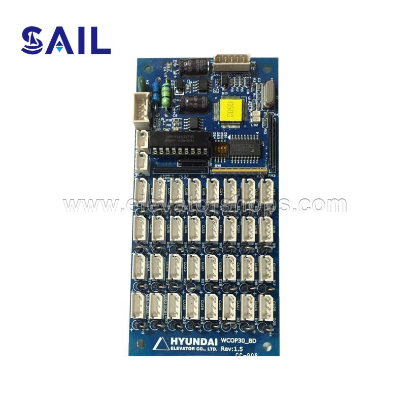 Hyundai Elevator STVF9 Call Board WCOP-30BD CC-908