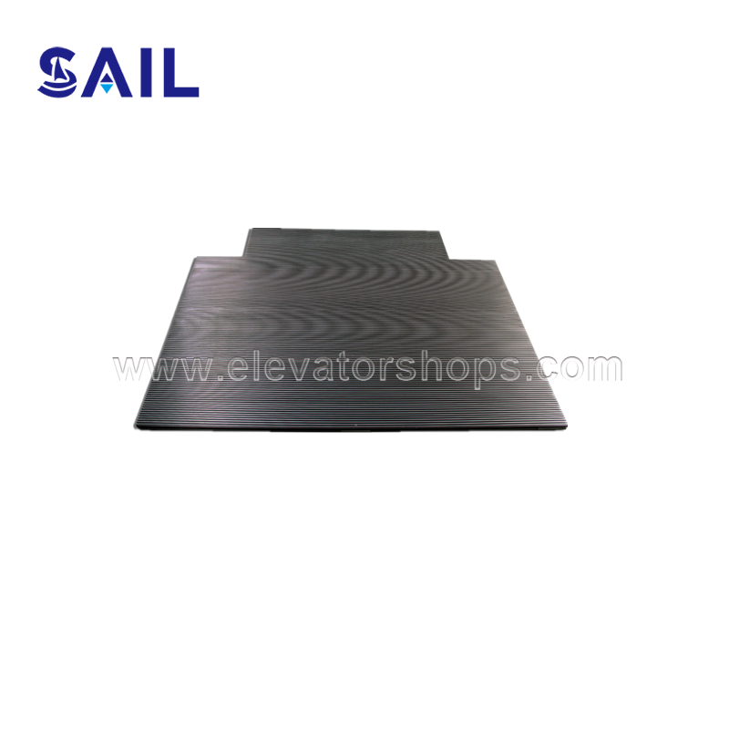 Escalator Entrance Plate Black