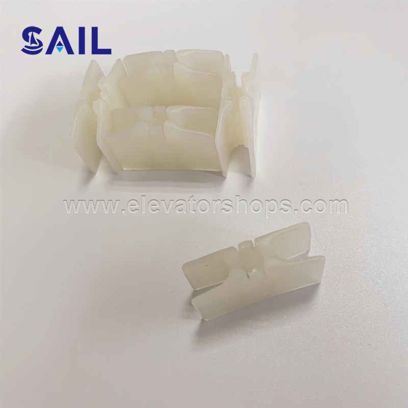 Selcom Door slider White Plastic Clip