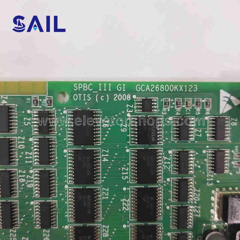 OTIS Elevator SPBC-III GI GAA/GBA/GCA26800KX123 Machine Room-Less Loose Gate Rescue Board