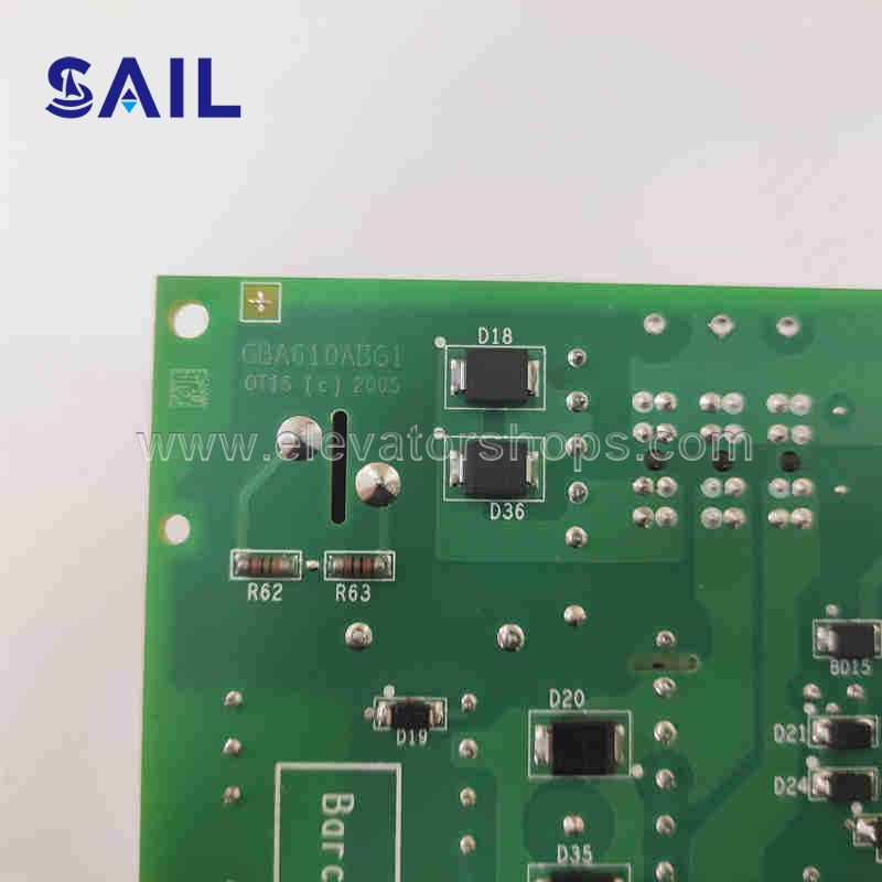 Otis Elevator Machine Roomless Rescue Brake Control Board GBA26800LB 1 2 GII