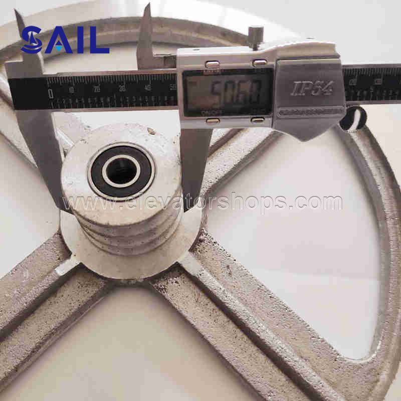 Elevator QKS9 Door Motor Belt Wheel 505712 320mm