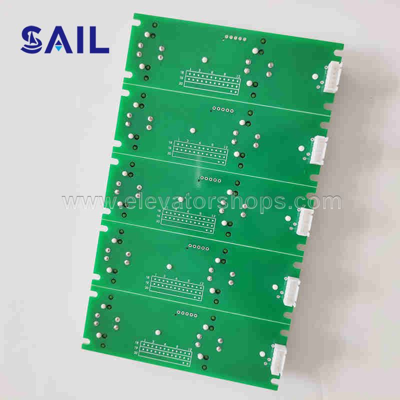Mitsubishi Elevator Push Button Board with Stainless Steel Letter LHB-052AG14
