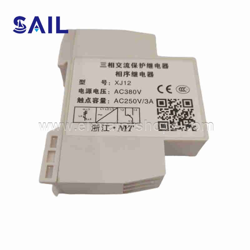 KONE Thyssen Fuji XJ12 Upstream AC Phase Sequence Protection Relay Elevator Accessories