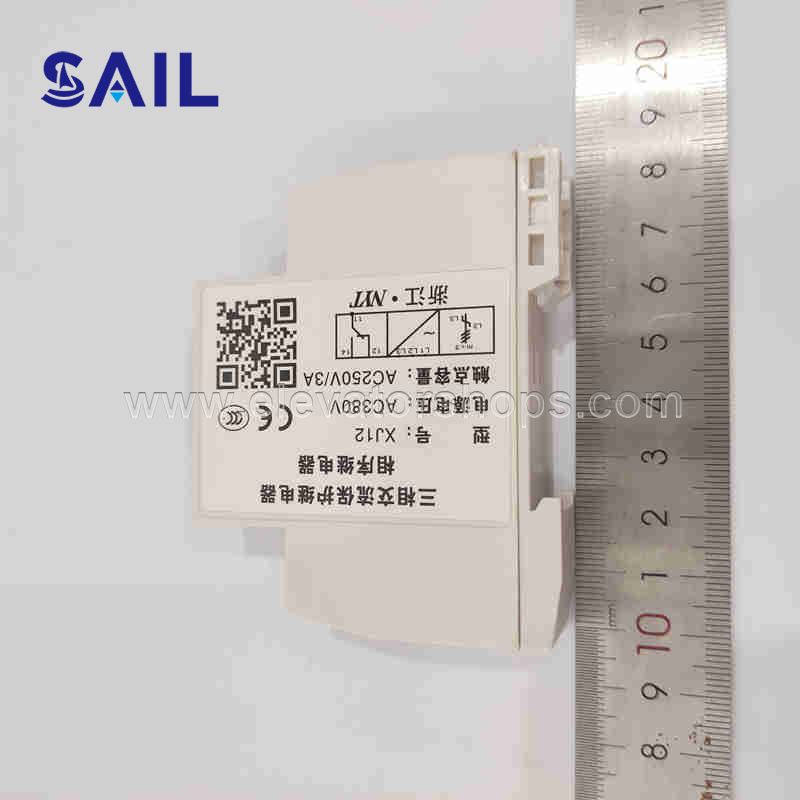 KONE Thyssen Fuji XJ12 Upstream AC Phase Sequence Protection Relay Elevator Accessories