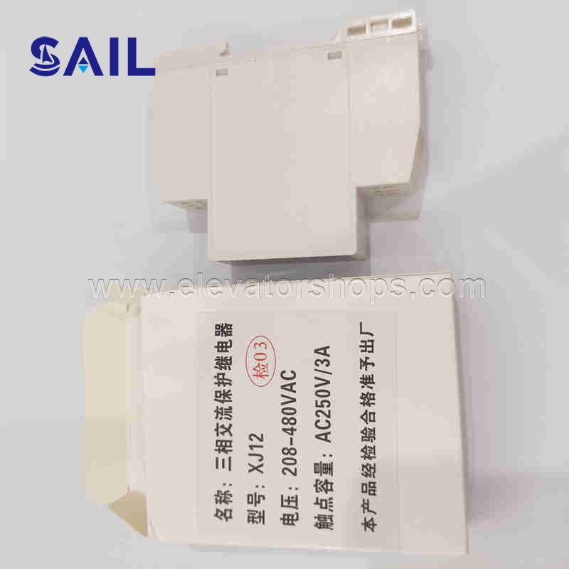 KONE Thyssen Fuji XJ12 Upstream AC Phase Sequence Protection Relay Elevator Accessories