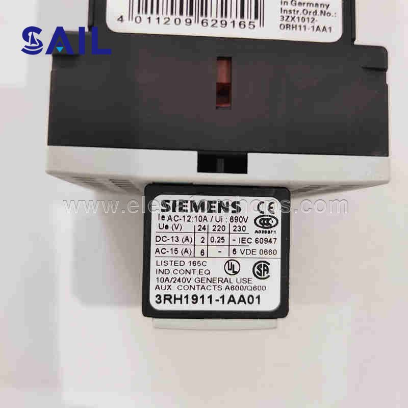Germany Siemens Contactor 3RH1823-2AF00-0NA2 3RH1911-1AA01