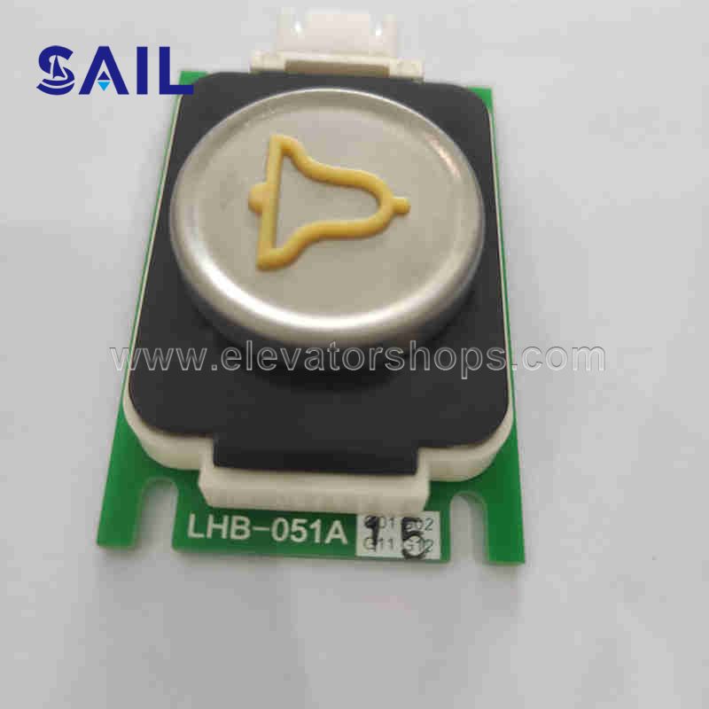 Mitsubishi Elevator Push Button Board with Stainless Steel Letter LHB-051AG15