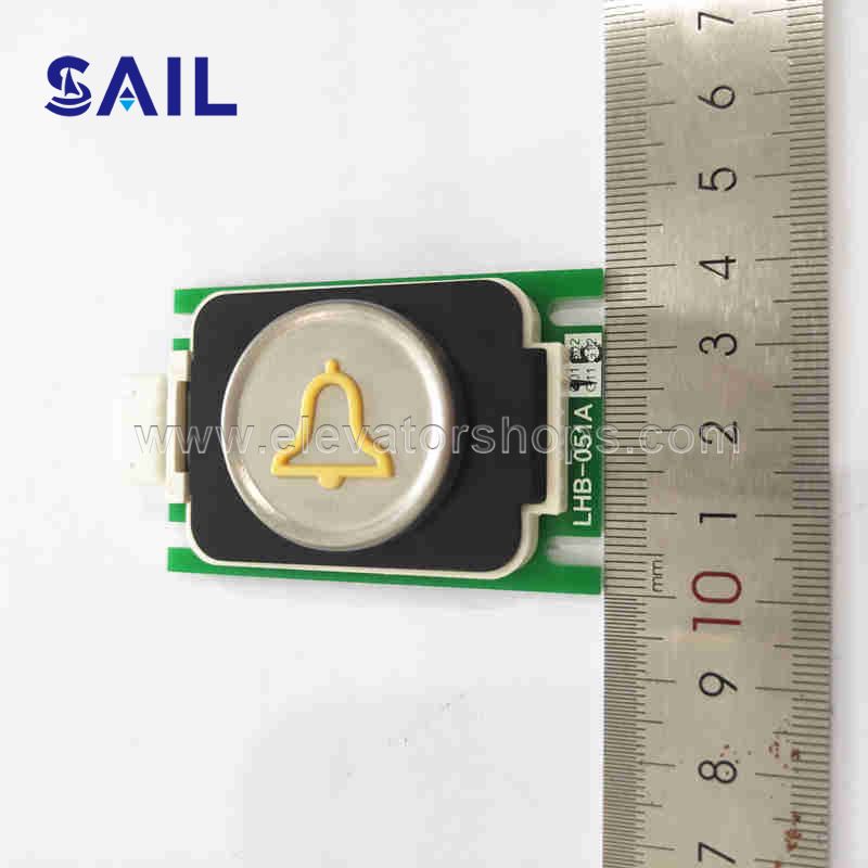 Mitsubishi Elevator Push Button Board with Stainless Steel Letter LHB-051AG15