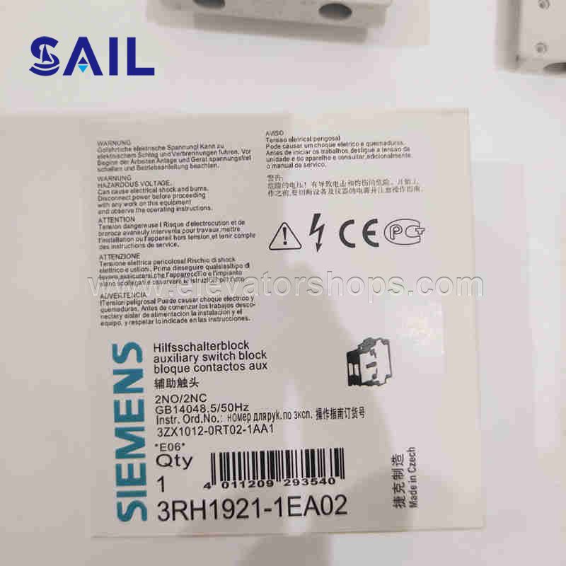 Siemens Auxiliary Contact 3RH1921-1EA02