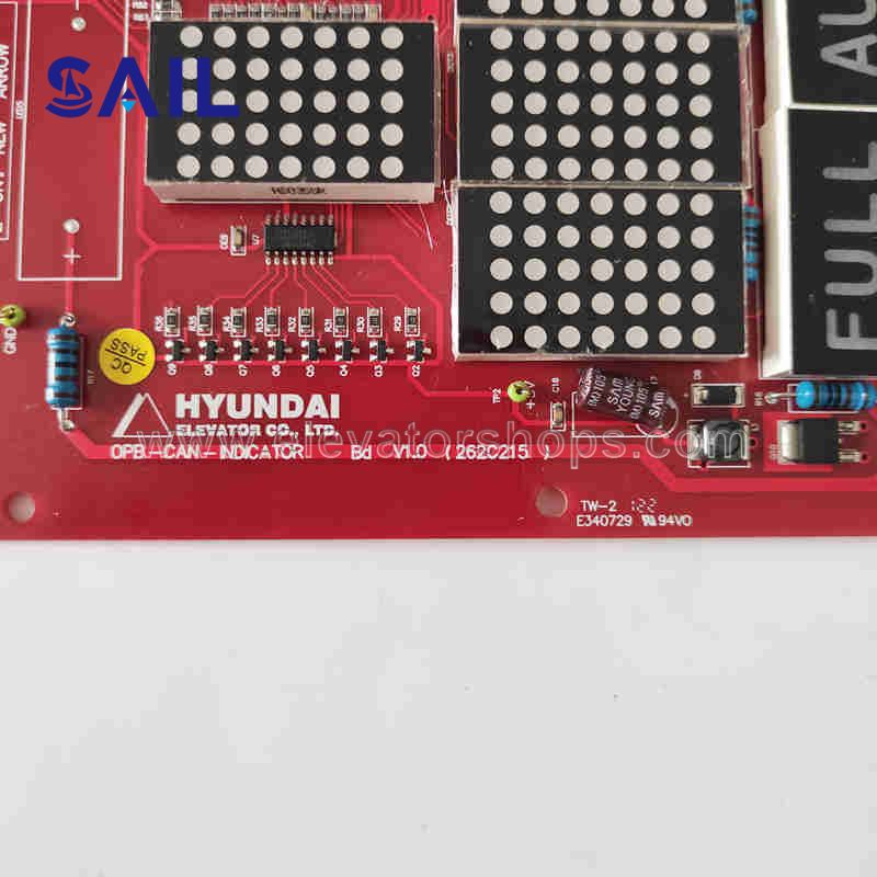 Hyundai Elevator Indicator Board OPB-CAN-V1.0 262C215