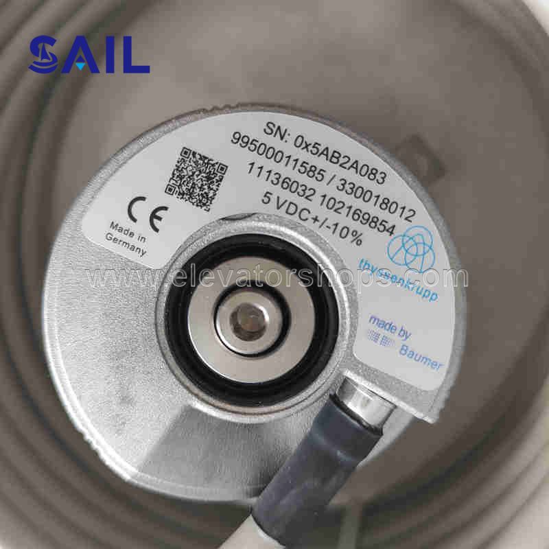 Thyssen Elevator Motor Encoder KUBLER/ID99500011585/330018012