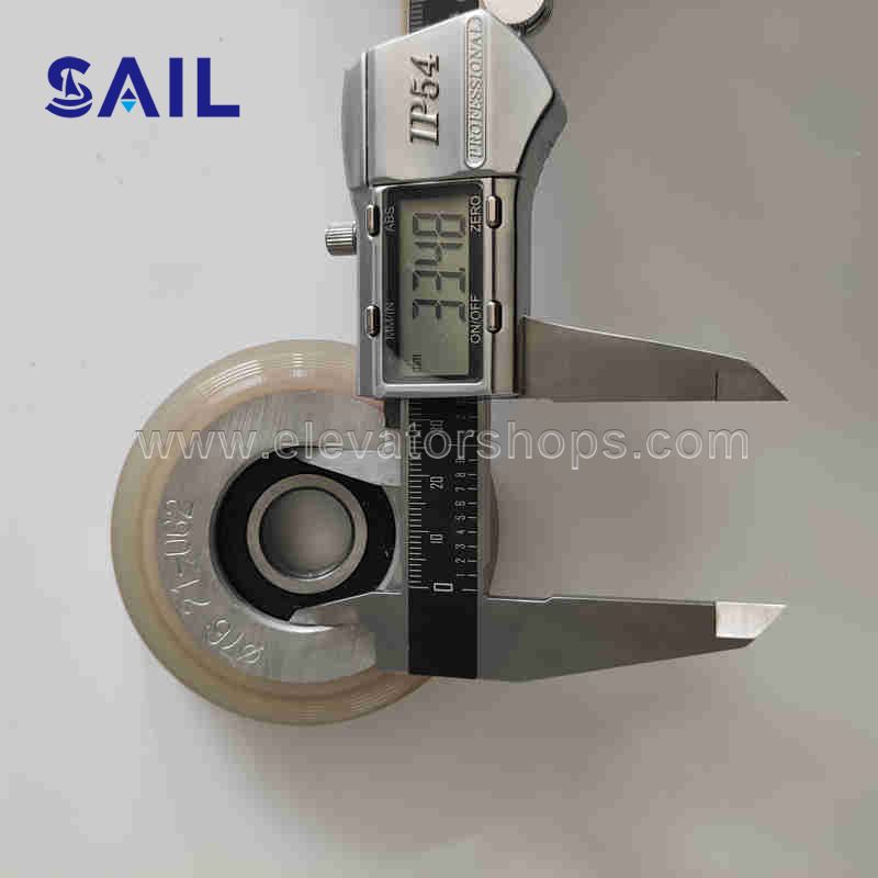 Otis Elevator Counter Weight and Car Guide Shoe Wheel Φ76-21mm
