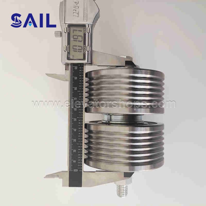 Elevator 3300 3600 Steel Belt Roller 147*85mm