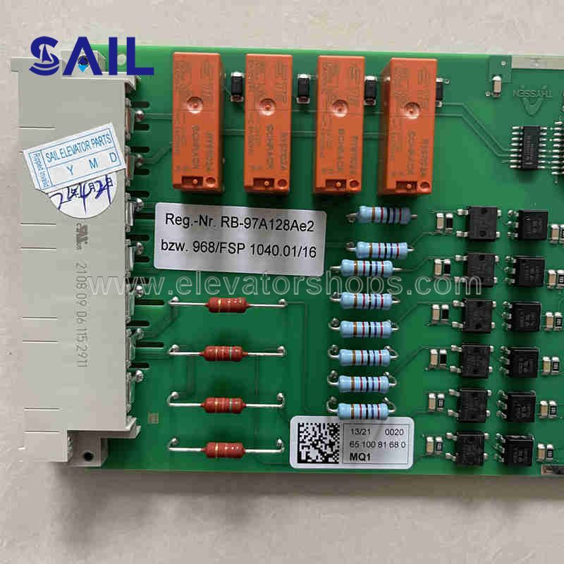 Thyssen Elevator MQ1 Board 980511BS,6510081680