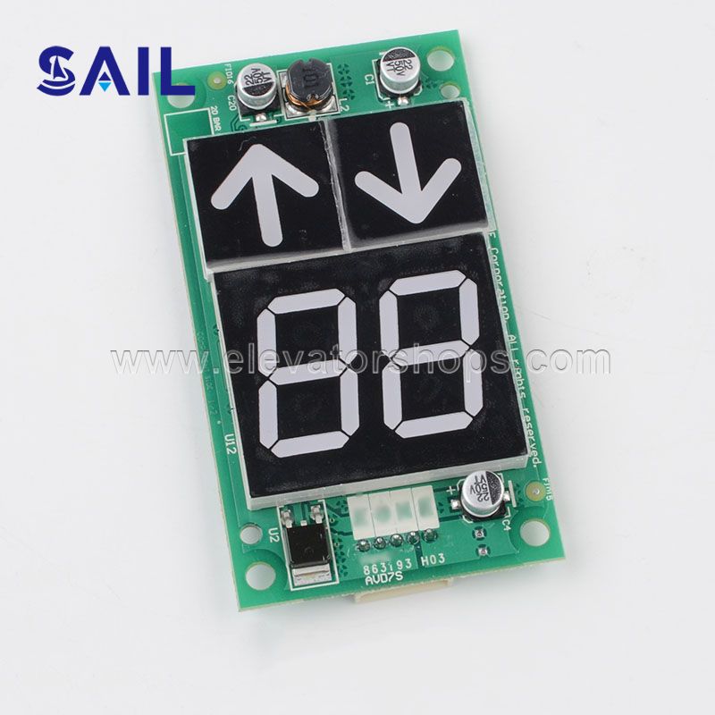 Kone Elevator 7-segment Code Display Board KDS50 LOP KM863190G01 KM50017289H02 H03