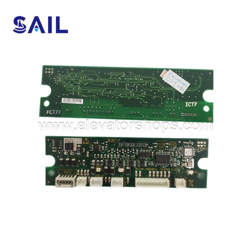 Schindler Elevator Car Communication Board LCUM2.QE 591822 S