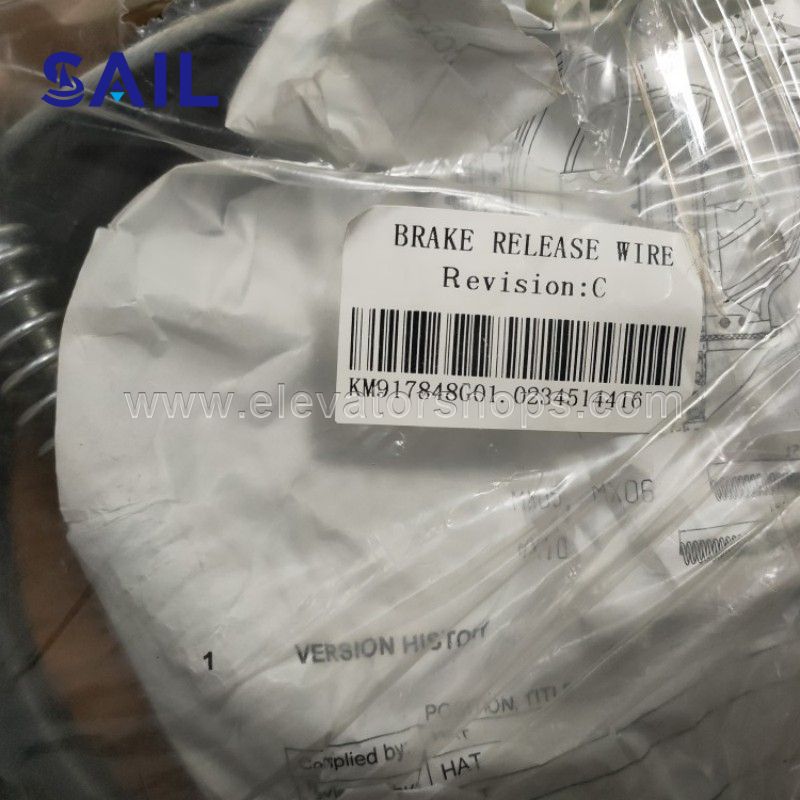 Kone Elevator Brake Cable KM917848G01