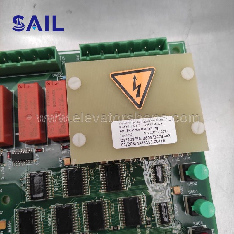 Thyssen Elevator Board TCM-MC2-V8DV0,MC2-MZ-21.00