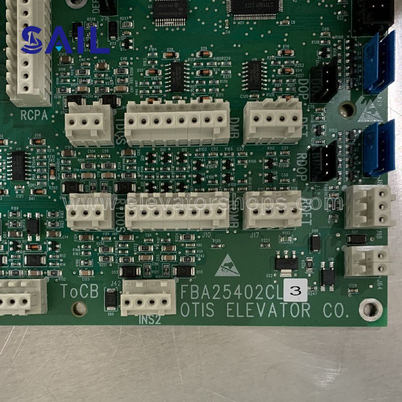 Otis Elevator TOCB Board FBA25402CL3