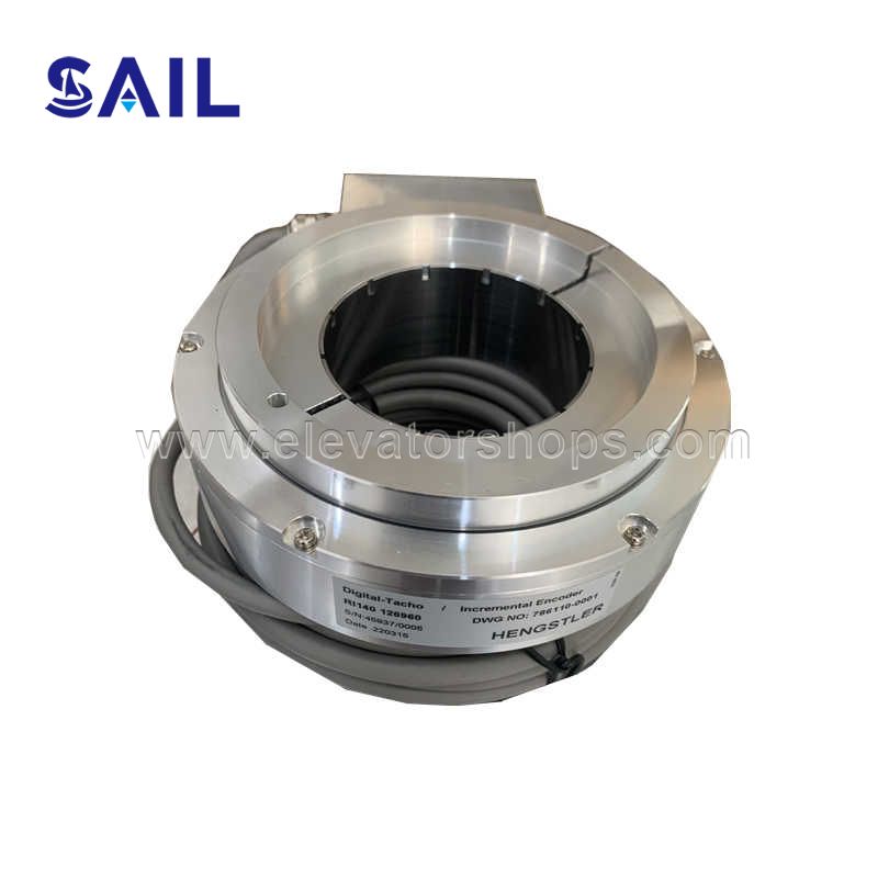 Elevator Motor Hengstler Encoder RI140 126960 DWG NO:786110-001, can replace BAUMER AG 14 DN 2048 TTL.