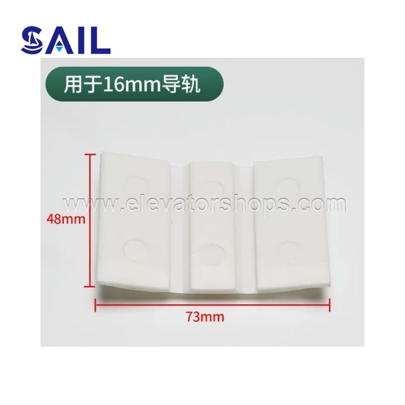 Thyssen Elevator Guide Shoe SLTSGR02003S01 Slider 73*48mm