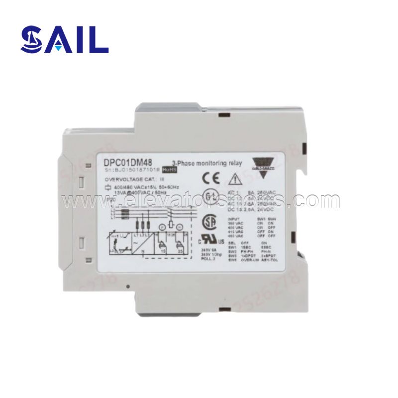 Otis Elevator Relay DPC01DM48