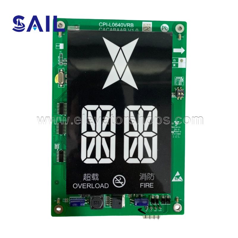Hang XIO Elevator Dispaly Board CPI-L0640VRB, CACABAAB v1.0